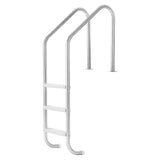 Swimming Pools: VEVOR Stainless Steel Pool Ladder 3-Step & 2 Handrails for 1219.2-1371.6 mm Pool