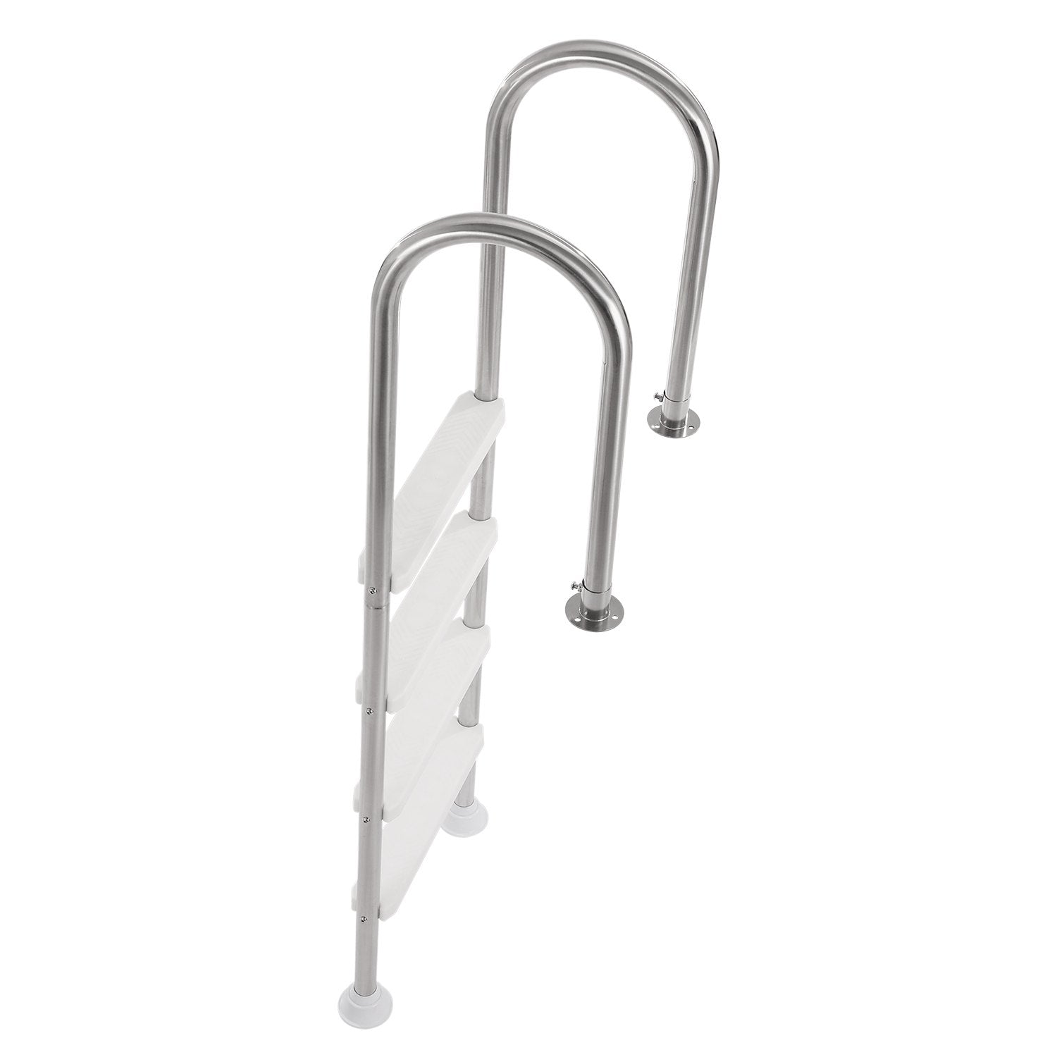 Swimming Pools: VEVOR 4-Step Stainless Steel Pool Ladder of 2 Handrail for 1371.6 mm Decked Pool