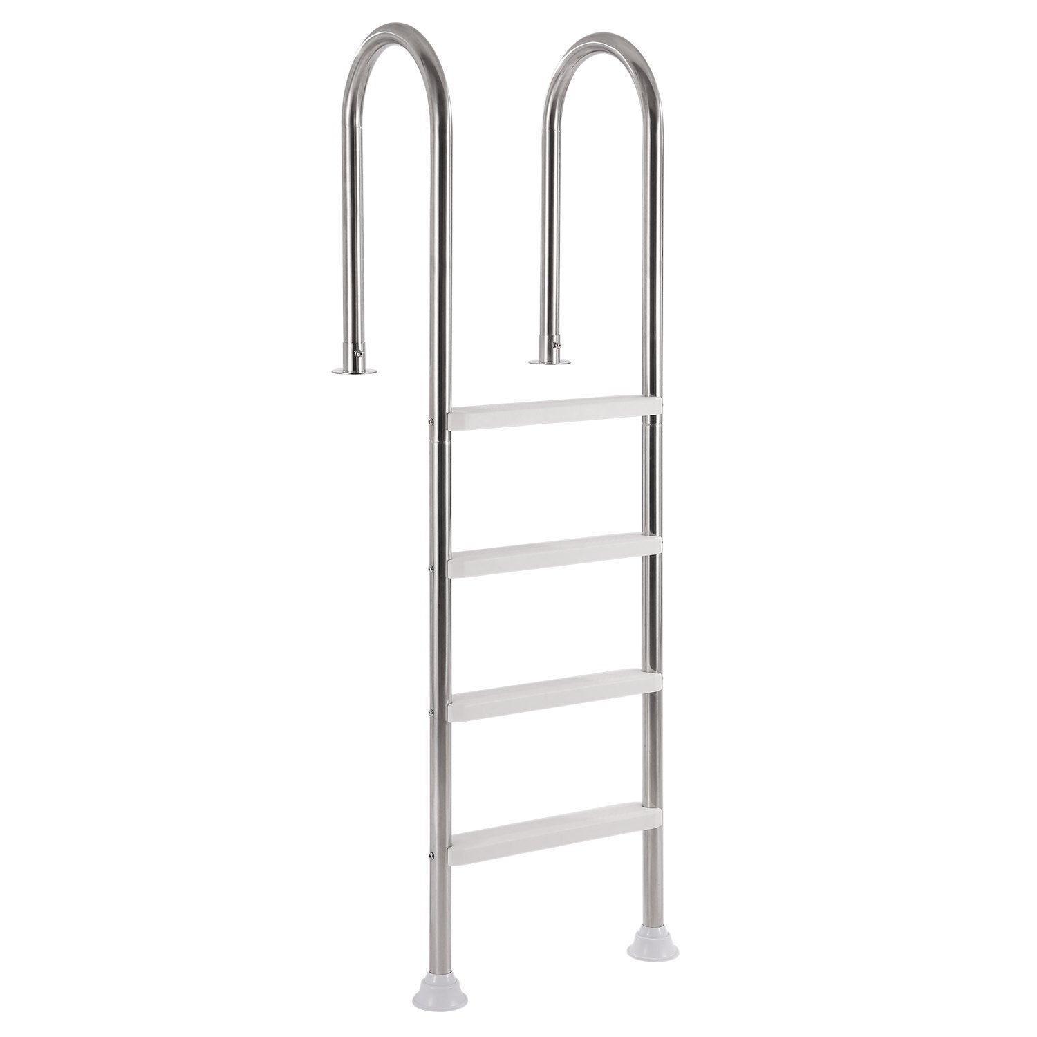 Swimming Pools: VEVOR 4-Step Stainless Steel Pool Ladder of 2 Handrail for 1371.6 mm Decked Pool