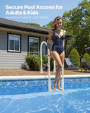 Swimming Pools: VEVOR Thickened 4-Step Pool Ladder of Double Handrails for 1219.2-1371.6mm Pool