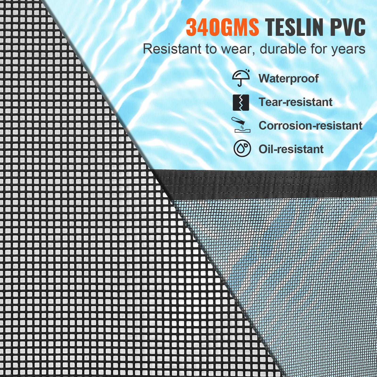 Fencing: VEVOR Pool Fence 4 x 108 FT Removable Pool Fences for Inground Pools Outdoor
