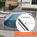 Fencing: VEVOR Pool Fence 4 x 108 FT Removable Pool Fences for Inground Pools Outdoor