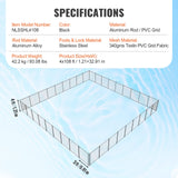 Fencing: VEVOR Pool Fence 4 x 108 FT Removable Pool Fences for Inground Pools Outdoor