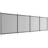Pool Covers & Accessories: VEVOR Pool Fence, 4 x 12 FT Pool Fences for Inground Pools, Removable Child Safety Pool Fencing, Easy DIY Installation Swimming Pool Fence, 340gms Teslin PVC Pool Fence Mesh Protects Kids and Pets