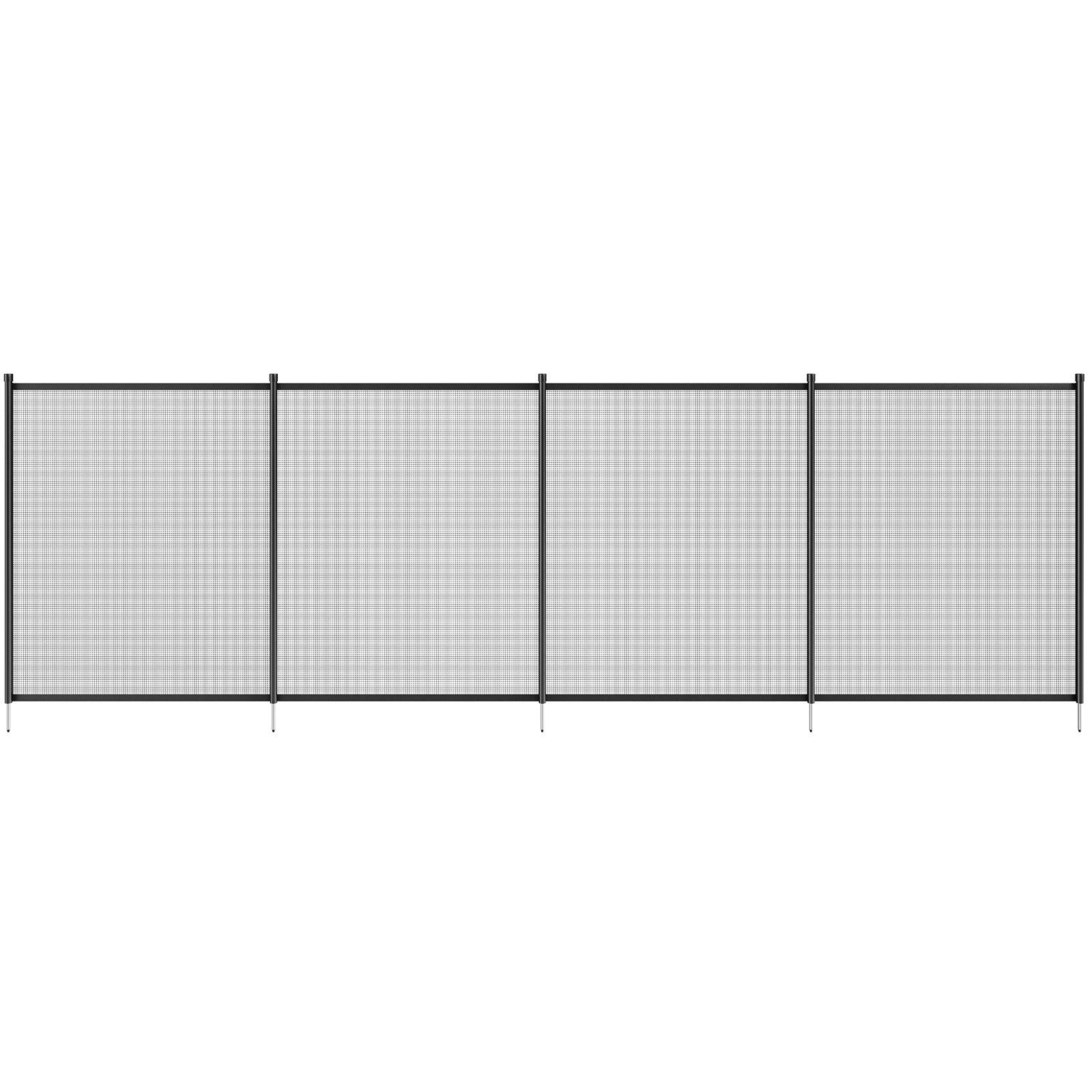 Pool Covers & Accessories: VEVOR Pool Fence, 4 x 12 FT Pool Fences for Inground Pools, Removable Child Safety Pool Fencing, Easy DIY Installation Swimming Pool Fence, 340gms Teslin PVC Pool Fence Mesh Protects Kids and Pets