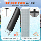 Pool Covers & Accessories: VEVOR Pool Fence, 4 x 72 FT Pool Fences for Inground Pools, Removable Child Safety Pool Fencing, Easy DIY Installation Swimming Pool Fence, 340gms Teslin PVC Pool Fence Mesh Protects Kids and Pets