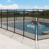 Pool Covers & Accessories: VEVOR Pool Fence, 4 x 72 FT Pool Fences for Inground Pools, Removable Child Safety Pool Fencing, Easy DIY Installation Swimming Pool Fence, 340gms Teslin PVC Pool Fence Mesh Protects Kids and Pets