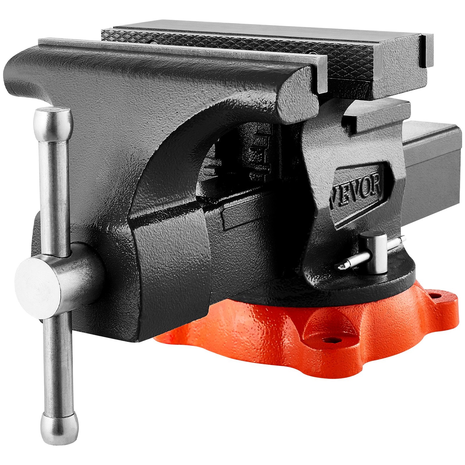 203 mm Bench Vice Multipurpose Heavy Duty Ductile Iron Swivel Locking Base