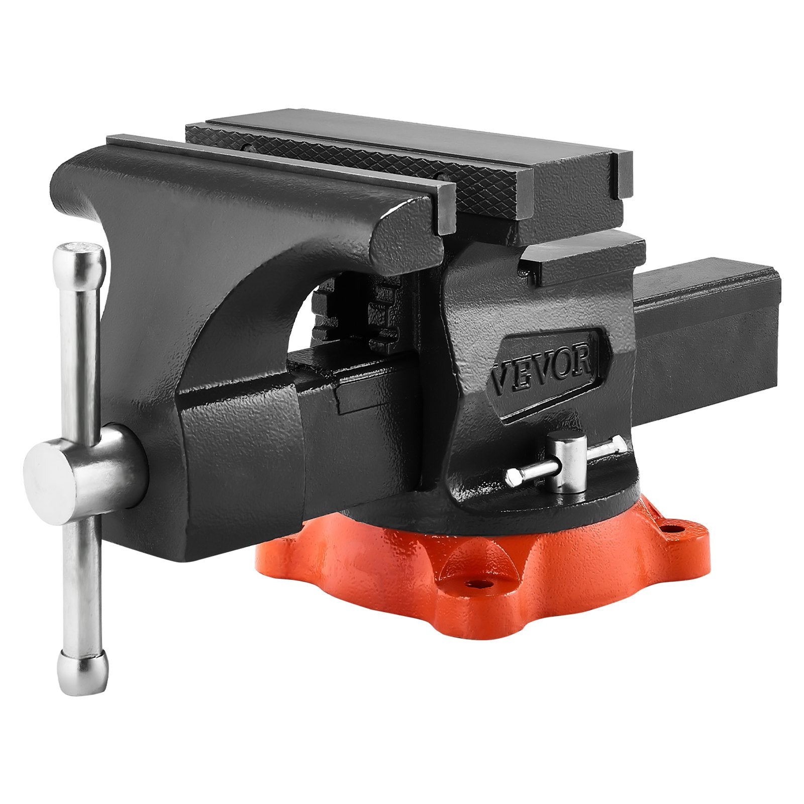 203 mm Bench Vice Multipurpose Heavy Duty Ductile Iron Swivel Locking Base