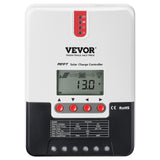 Automotive Repair & Speciality Tools: VEVOR 20A MPPT Solar Charge Controller, Auto DC Input, Solar Panel Regulator Charger with LCD Display Temperature Sensor Cable, for Sealed(AGM), Gel, Flooded and Lithium Battery Charging