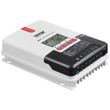 Automotive Repair & Speciality Tools: VEVOR 20A MPPT Solar Charge Controller, Auto DC Input, Solar Panel Regulator Charger with LCD Display Temperature Sensor Cable, for Sealed(AGM), Gel, Flooded and Lithium Battery Charging