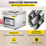Food Storage: Vevor DZ-260C Digital Vacuum Sealer Food Vacuum Sealing Packing Machine 220V