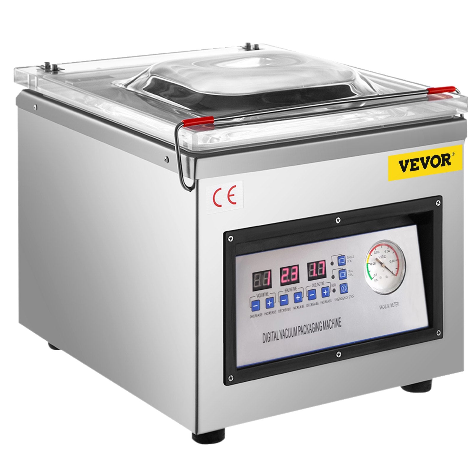 Food Storage: Vevor DZ-260C Digital Vacuum Sealer Food Vacuum Sealing Packing Machine 220V