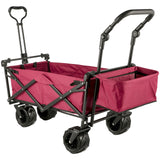 Calendars, Organisers & Planners: VEVOR Folding Wagon Cart, Collapsible Folding Garden Cart w/ Shade Beach Utility