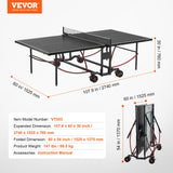 Outdoor Dining Sets: VEVOR Ping Pong Table Foldable Table Tennis Game Table Indoor Outdoor with Net