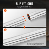 Fuel & Exhaust: VEVOR DIY Universal Exhaust Kit 16 Pieces Exhaust Pipe Kit with Slip-Fit Joint