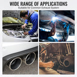 Fuel & Exhaust: VEVOR DIY Universal Exhaust Kit 16 Pieces Exhaust Pipe Kit with Slip-Fit Joint