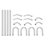 Fuel & Exhaust: VEVOR DIY Universal Exhaust Kit 16 Pieces Exhaust Pipe Kit with Slip-Fit Joint