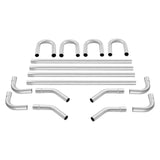 Fuel & Exhaust: VEVOR DIY Universal Exhaust Kit 16 Pieces Exhaust Pipe Kit with Slip-Fit Joint