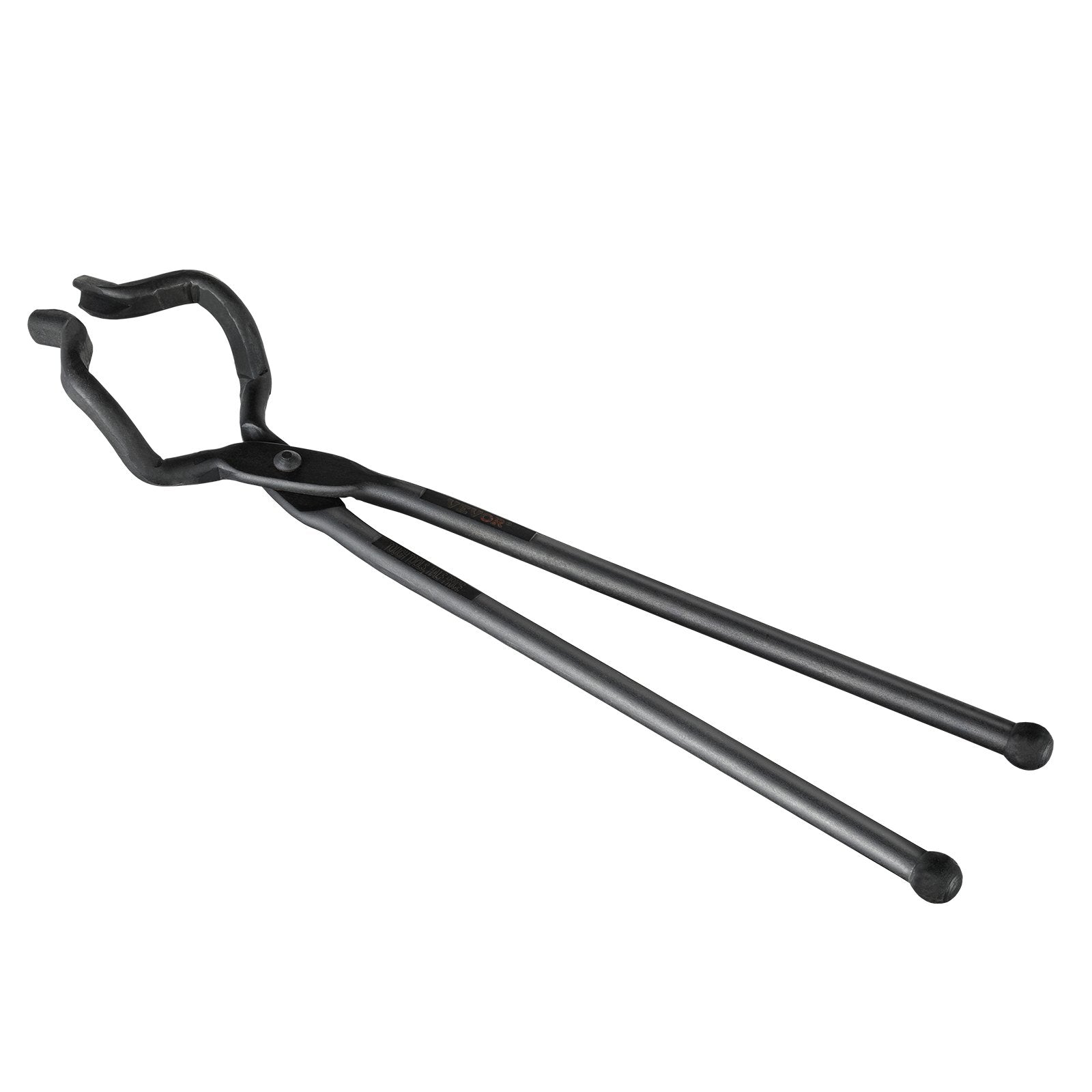 Cutlery: VEVOR Blacksmith Tongs, 463mm Z V-Bit Tongs, Carbon Steel Forge Tongs with A3 Steel Rivets, for Knife Blades, Long Pieces, Circular Forgings, for Beginner and Seasoned Blacksmiths and Bladesmiths