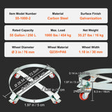 Drums: VEVOR 2PCS 250 L Heavy Duty Drum Dolly, 454 kg Load Capacity, Barrel Dolly Cart Drum Caddy, Non Tipping Hand Truck Capacity Dollies with Steel Frame 4 Swivel Casters Wheel, for Drum Handling