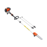 Chainsaws: VEVOR Gas Pole Saw, 43CC 2 Stroke Gas Powered Pole Saws with 25.4 cm Cutting Bar, Cordless Tree Trimmer with Rotatable Head, 2.1 to 3.6 m Extendable, Powerful Chainsaw for Tree Trimming Pruning