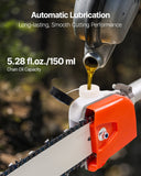 Chainsaws: VEVOR Gas Pole Saw, 33CC 2 Stroke Gas Powered Pole Saws with 20.3 cm Cutting Bar, Cordless Tree Trimmer with 850ml Fuel Tank, 2.08 to 3.58 m  Extendable, Powerful Chainsaw for Tree Trimming Pruning