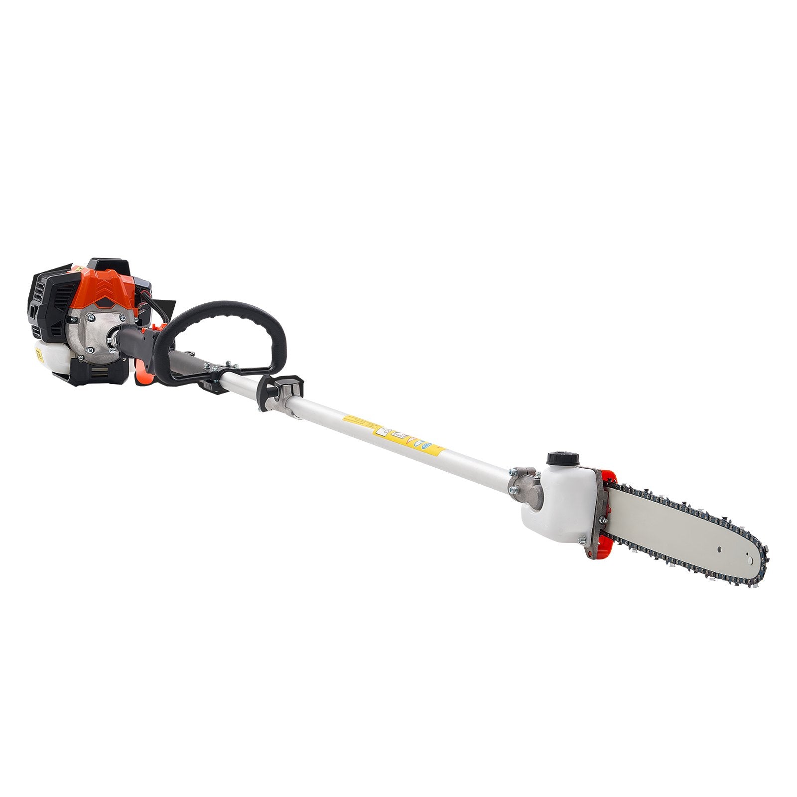 Chainsaws: VEVOR Gas Pole Saw, 25CC 2 Stroke Gas Powered Pole Saws with 30.5 cm Cutting Bar, Cordless Tree Trimmer with 650ml Fuel Tank, 2.12 to 3.62 m Extendable, Powerful Chainsaw for Tree Trimming Pruning