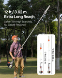 Chainsaws: VEVOR Gas Pole Saw, 25CC 2 Stroke Gas Powered Pole Saws with 30.5 cm Cutting Bar, Cordless Tree Trimmer with 650ml Fuel Tank, 2.12 to 3.62 m Extendable, Powerful Chainsaw for Tree Trimming Pruning