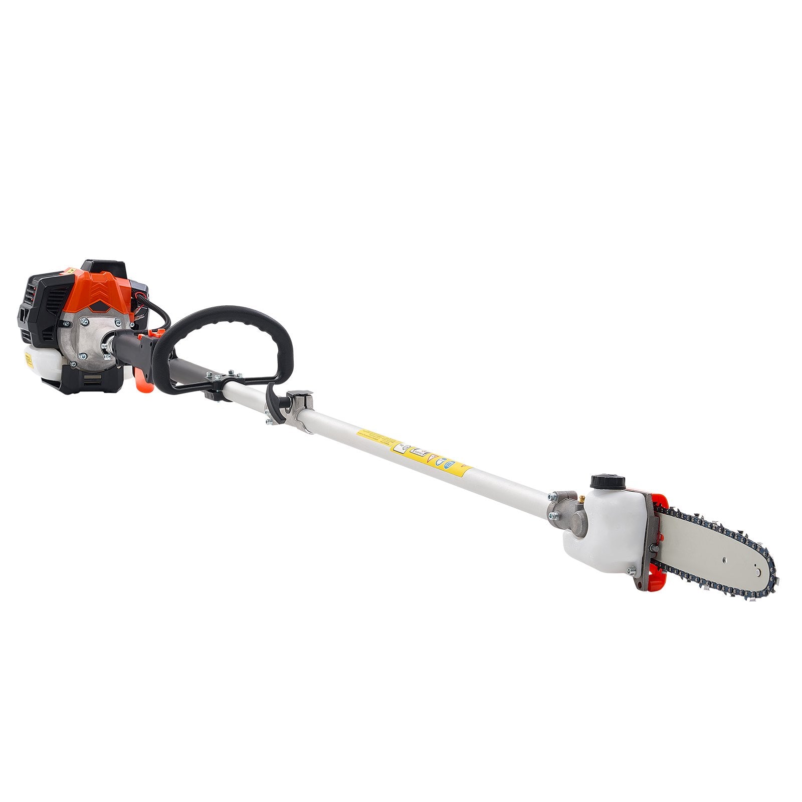 Chainsaws: VEVOR Gas Pole Saw, 25CC 2 Stroke Gas Powered Pole Saws with 20.3 cm Cutting Bar, Cordless Tree Trimmer with 650ml Fuel Tank, 2 to 2.74 m Extendable, Powerful Chainsaw for Tree Trimming Pruning