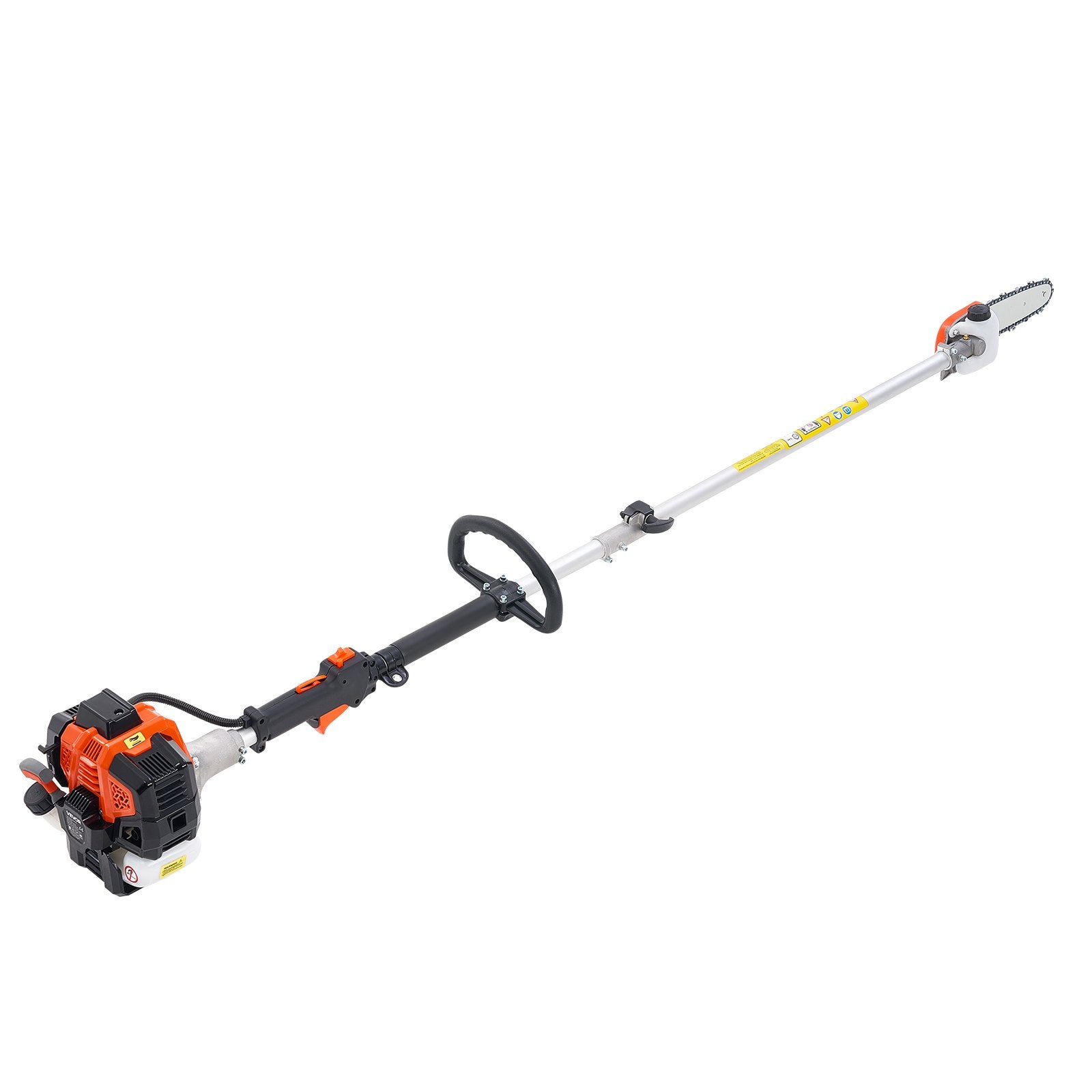Chainsaws: VEVOR Gas Pole Saw, 25CC 2 Stroke Gas Powered Pole Saws with 20.3 cm Cutting Bar, Cordless Tree Trimmer with 650ml Fuel Tank, 2 to 2.74 m Extendable, Powerful Chainsaw for Tree Trimming Pruning