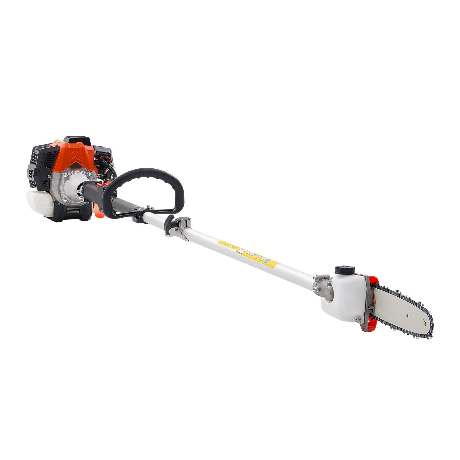 Chainsaws: VEVOR Gas Pole Saw, 33CC 2 Stroke Gas Powered Pole Saws with 20.3 cm Cutting Bar, Cordless Tree Trimmer with 850ml Fuel Tank, 2 to 3.5 m  Extendable, Powerful Chainsaw for Tree Trimming Pruning