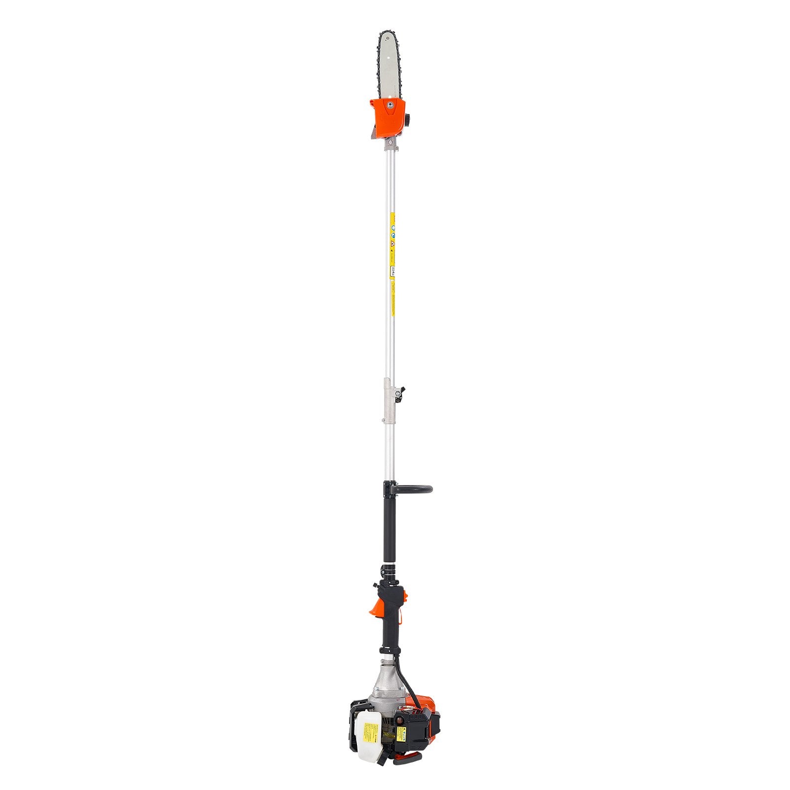 Chainsaws: VEVOR Gas Pole Saw, 33CC 2 Stroke Gas Powered Pole Saws with 20.3 cm Cutting Bar, Cordless Tree Trimmer with 850ml Fuel Tank, 2 to 3.5 m  Extendable, Powerful Chainsaw for Tree Trimming Pruning