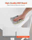 VEVOR Small Desk with Drawers Kids Desk for Bedroom Simple Study Table White