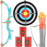 Outdoor Play Equipment: VEVOR Kids Bow and Arrow Set LED Light Up Outdoor Archery Kit Children 10 Arrows