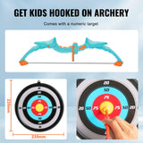 Outdoor Play Equipment: VEVOR Kids Bow and Arrow Set LED Light Up Outdoor Archery Kit Children 10 Arrows