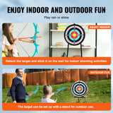 Outdoor Play Equipment: VEVOR Kids Bow and Arrow Set LED Light Up Outdoor Archery Kit Children 10 Arrows