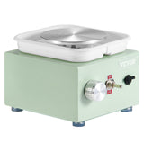 Drums: VEVOR Mini Pottery Wheel, 0-320RPM Adjustable Speed Detachable Basin Forming Machine, 2.56in/3.94in 2 Turntables Electric Ceramic Wheel Machine, 18pcs Accessories, for Art Craft Work Home DIY, Green