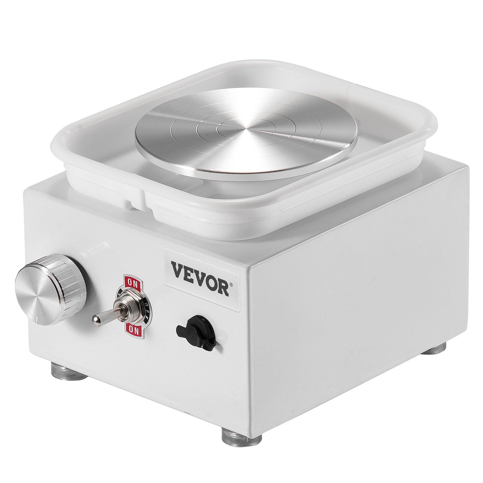 Automotive Decor: VEVOR Mini Pottery Wheel Electric Ceramic Wheel Machine 0-320RPM Speed White