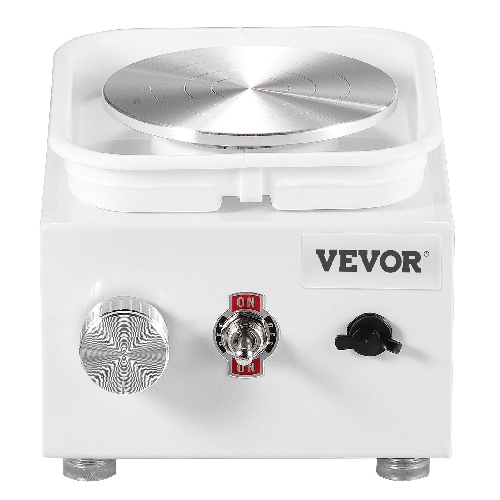 Automotive Decor: VEVOR Mini Pottery Wheel Electric Ceramic Wheel Machine 0-320RPM Speed White