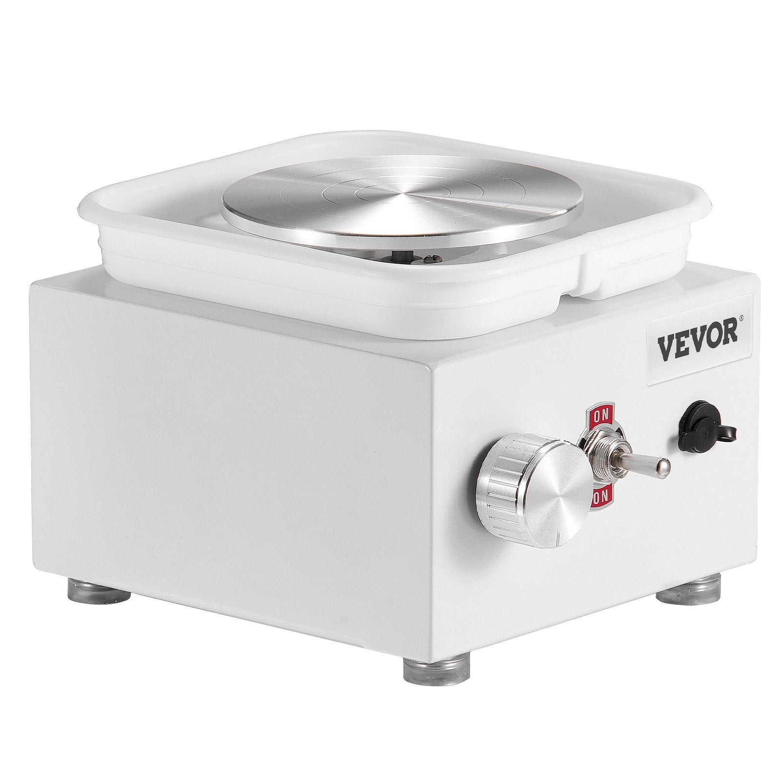 Automotive Decor: VEVOR Mini Pottery Wheel Electric Ceramic Wheel Machine 0-320RPM Speed White