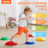 Outdoor Play Equipment: VEVOR Kids Balance Stepping Stones Sensory Obstacle Course 6 PCS Outdoor Indoor
