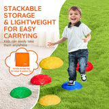 Outdoor Play Equipment: VEVOR Kids Balance Stepping Stones Sensory Obstacle Course 6 PCS Outdoor Indoor