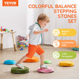 Outdoor Play Equipment: VEVOR Kids Balance Stepping Stones Sensory Obstacle Course 6 PCS Outdoor Indoor