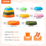 Outdoor Play Equipment: VEVOR Kids Balance Stepping Stones Sensory Obstacle Course 6 PCS Outdoor Indoor