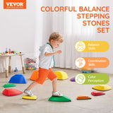 Outdoor Play Equipment: VEVOR Kids Balance Stepping Stones Sensory Obstacle Course 12 PCS Outdoor Indoor