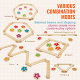 Gymnastics: VEVOR Kids Balance Beam Stepping Stones Gymnastics Children Balance Board 6 PCS