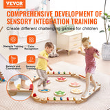 Gymnastics: VEVOR Kids Balance Beam Stepping Stones Gym Obstacle Children Balance Board 6PCS