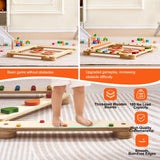 Gymnastics: VEVOR Kids Balance Beam Stepping Stones Gym Obstacle Children Balance Board 6PCS