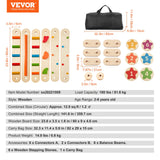 Gymnastics: VEVOR Kids Balance Beam Stepping Stones Gym Obstacle Children Balance Board 6PCS